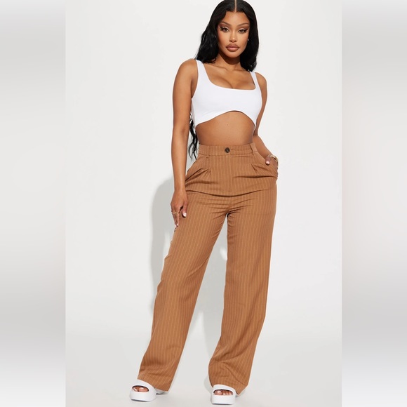Fashion Nova pinstripe trousers - Picture 1 of 4